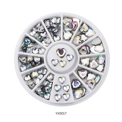 Glitter Rhinestone Nail Crystal Beads 3D Art Decoration Accessories