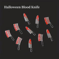 5pcs Halloween Blood Nail Art Charms 3D Metal Nail Art Accessories