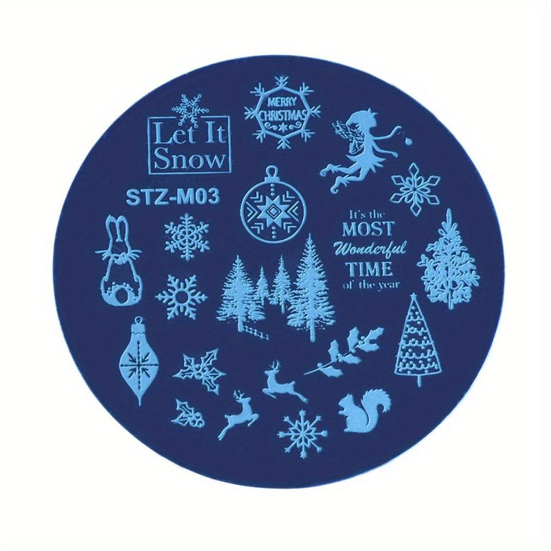 Christmas Nail Art Stickers Decals Snowflake Winter Holiday Xmas Nail Decoration