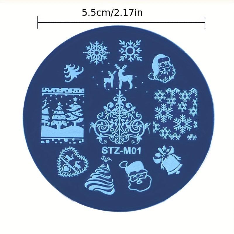 Christmas Nail Art Stickers Decals Snowflake Winter Holiday Xmas Nail Decoration