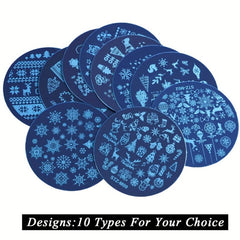Christmas Nail Art Stickers Decals Snowflake Winter Holiday Xmas Nail Decoration