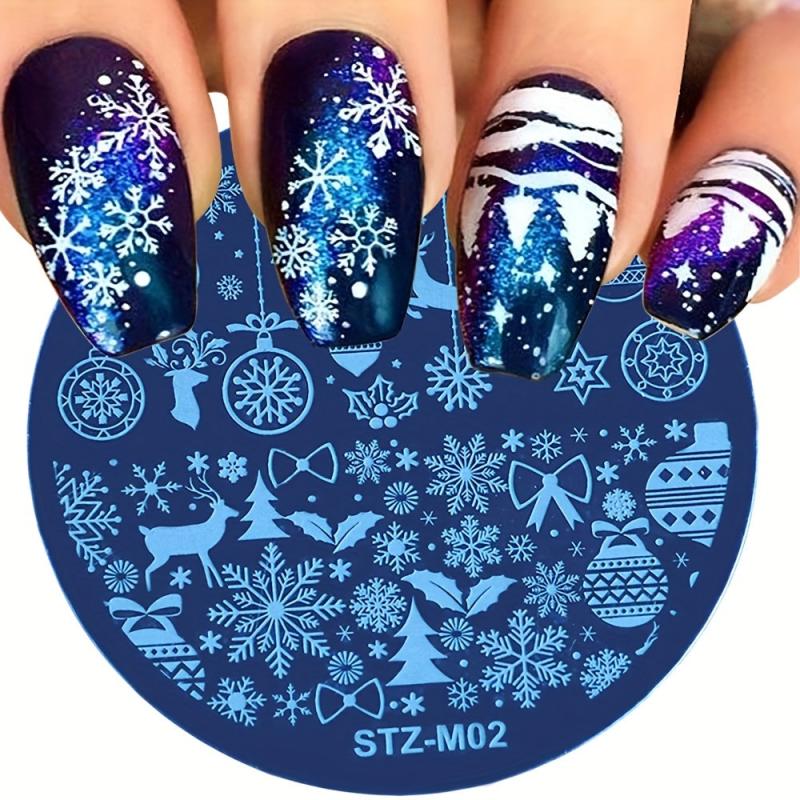 Christmas Nail Art Stickers Decals Snowflake Winter Holiday Xmas Nail Decoration