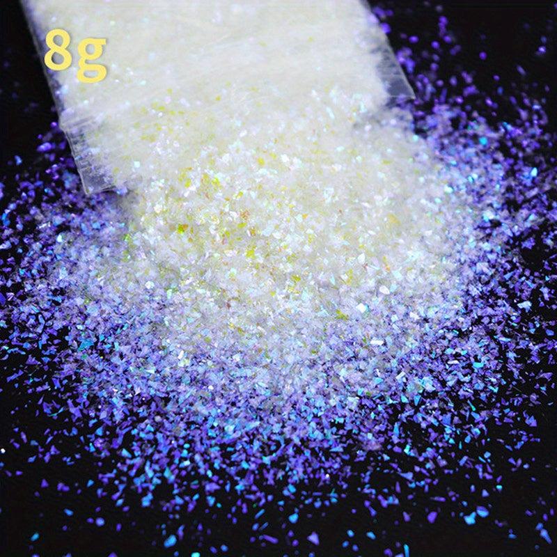 Transparent Mermaid Sequin Nail Art Decoration