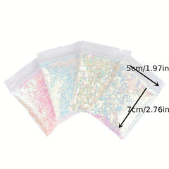 Transparent Mermaid Sequin Nail Art Decoration