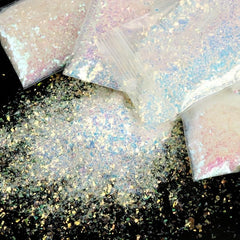 Transparent Mermaid Sequin Nail Art Decoration
