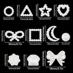 3D Acrylic Pearls Nail Charms for Manicure DIY Crafts Jewelry