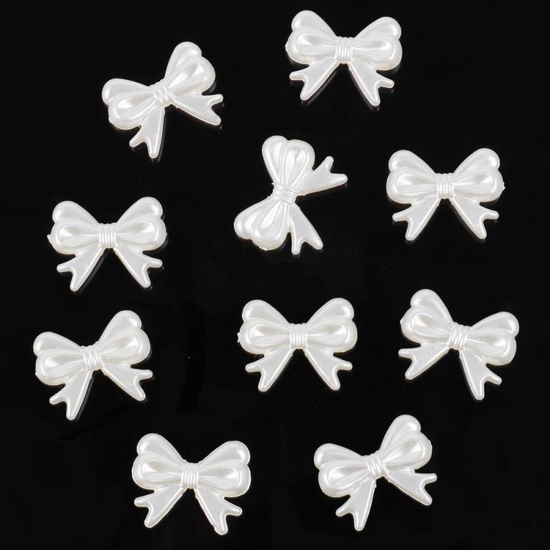 3D Acrylic Pearls Nail Charms for Manicure DIY Crafts Jewelry