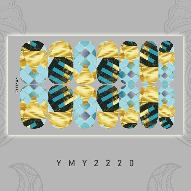 Marble Stripes Nail Sticker Self Adhesive Manicure Decoration