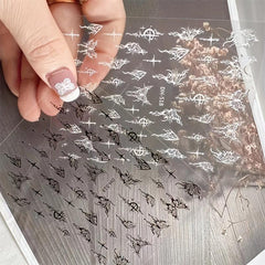 6pcs 3D Butterfly Nail Art Stickers Self Adhesive Nail Art Supplies