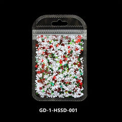 Christmas Nail Glitter Snowflake Hexagon Shape Nail Art Decoration