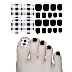 Lines Nail Polish Stickers Self-Adhesive Nail Art Decal Strips Manicure Kit