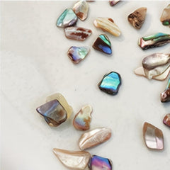 Abalone Seashell Fragments Nail Art Sequins Slice Powder Decoration