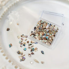 Abalone Seashell Fragments Nail Art Sequins Slice Powder Decoration