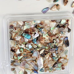 Abalone Seashell Fragments Nail Art Sequins Slice Powder Decoration