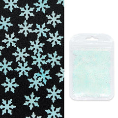 3D Mermaid Nail Art Sequins Snowflake Shape