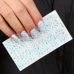 Spring & Summer Full Wrap Toenail Polish Stickers Self Adhesive Art Decal Strips