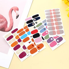 DIY Nail Polish Stickers Full Wrap Manicure Decal Strips for Women and Girls
