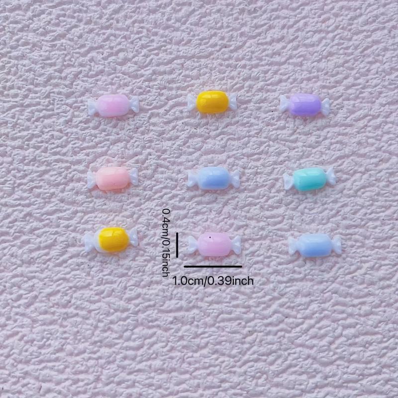 20pcs 3D Candy Nail Art Jewelry Mixed Charms for Women Nail Art DIY
