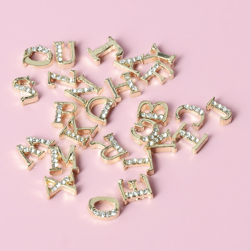 26pcs Flat Back Rhinestone Nail Art Charms for DIY and Nail Salon Use