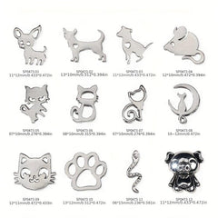 3D Animal Rivet Nail Art Metal Alloy Accessories for Nail Designs