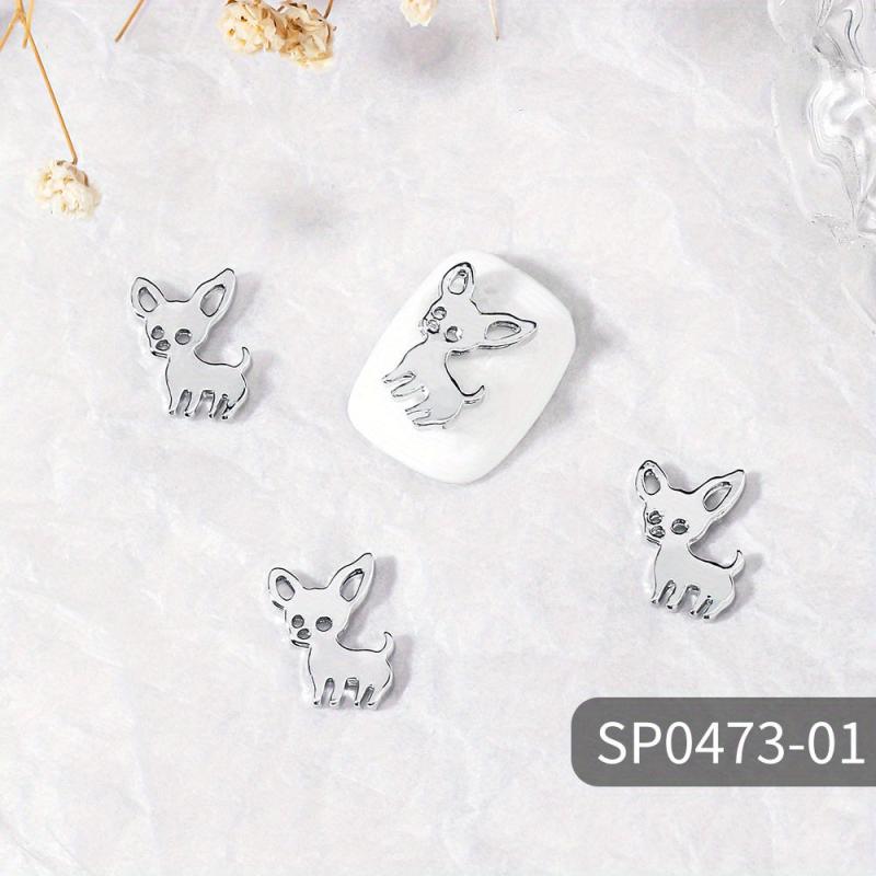 3D Animal Rivet Nail Art Metal Alloy Accessories for Nail Designs