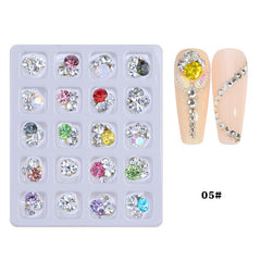 20 pcs Peach Heart Nail Charms for DIY Nail Art