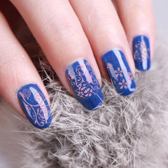 3D Totem Nail Art Stickers Decals Silver Metal Nail Art Decoration