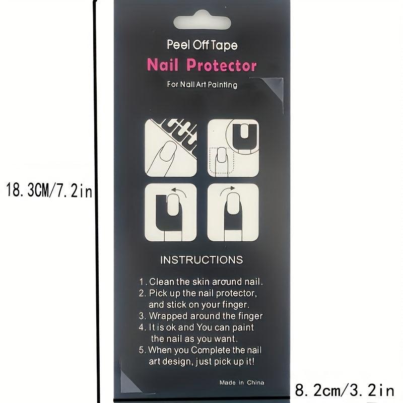 Peel Off Tape for Nail Art - Protect Nails and Skin