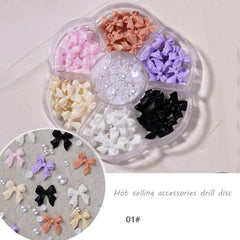 Mix Colors Lollipop Butterfly Candy Nail Art Decorations