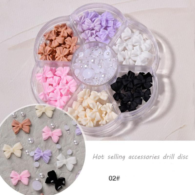 Mix Colors Lollipop Butterfly Candy Nail Art Decorations