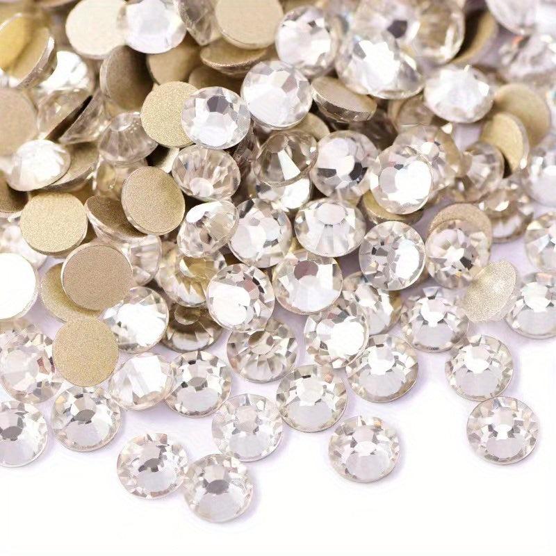 Nail Art Gems Jewelry Heart Rhinestone Round Shape Flatback Crystal Glass