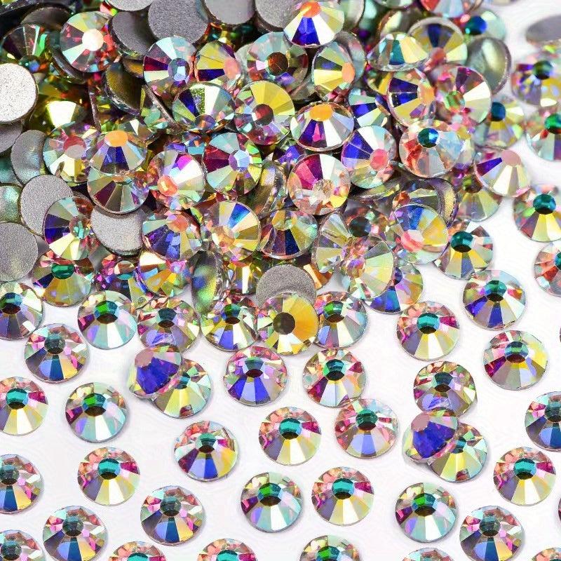 Nail Art Gems Jewelry Heart Rhinestone Round Shape Flatback Crystal Glass