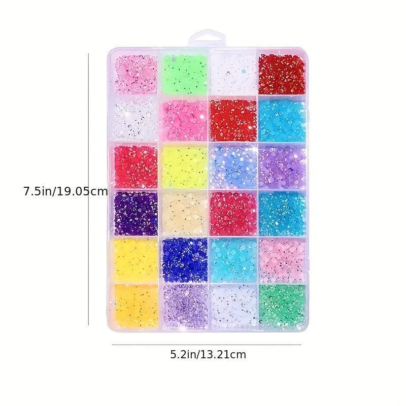 3500pcs Colorful Rhinestones for Nail Art DIY Crafts