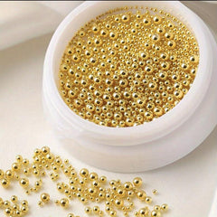 Mini Micro Stainless Steel Nail Ball Bead for DIY or Salon 3D Nail Caviar