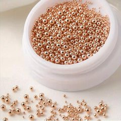 Mini Micro Stainless Steel Nail Ball Bead for DIY or Salon 3D Nail Caviar