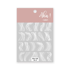 French Geometric Lines Nail Decals Manicures Decorations