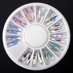 3D Acrylic Nail Art Tips Decoration Gem Wheel