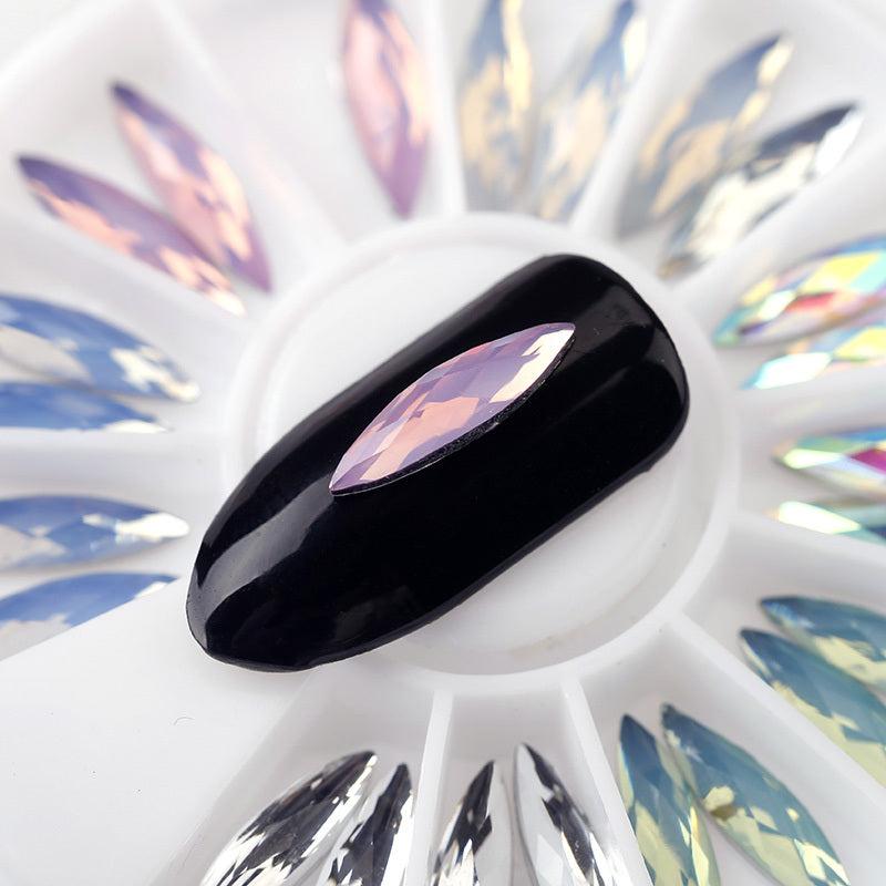 3D Acrylic Nail Art Tips Decoration Gem Wheel