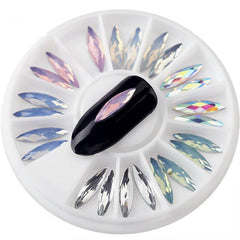 3D Acrylic Nail Art Tips Decoration Gem Wheel
