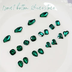 20 Grids Heart Rhinestone Nail Art Jewelry Crystal Glass Accessories