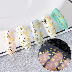 Self Adhesive Snowflake Nail Art Stickers