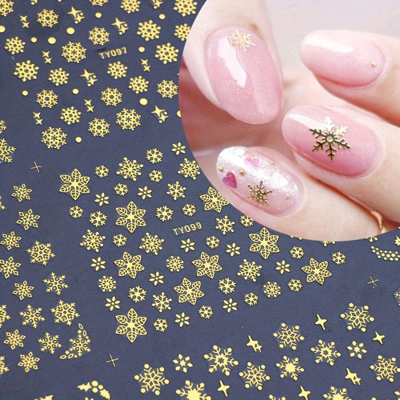 Self Adhesive Snowflake Nail Art Stickers