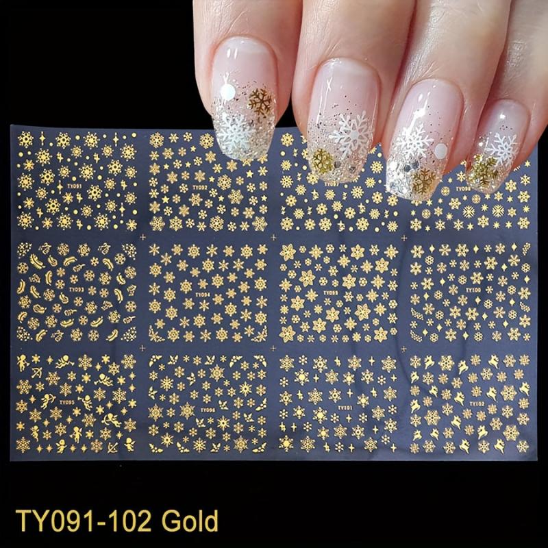 Self Adhesive Snowflake Nail Art Stickers