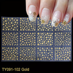 Self Adhesive Snowflake Nail Art Stickers