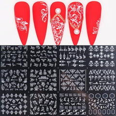 Self Adhesive Snowflake Nail Art Stickers
