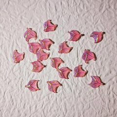 50 Pcs Aurora Fox Rhinestones Resin Flat Base Nail Art Strass Decorations