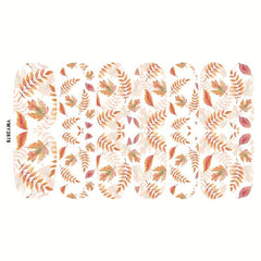 12 Sheets Fall Nail Wraps Stickers Self Adhesive Maple Leaf Nail Art Decals