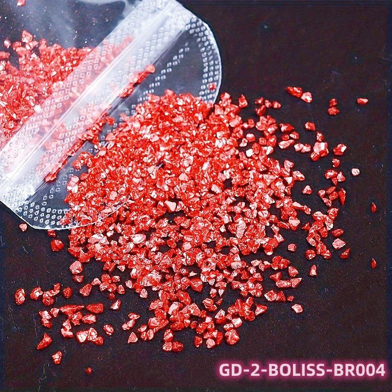 Metallic Crystal Chips Nail Sequins Flakes 10g Bag