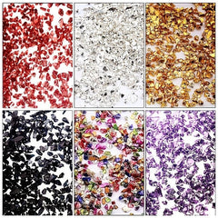 Metallic Crystal Chips Nail Sequins Flakes 10g Bag