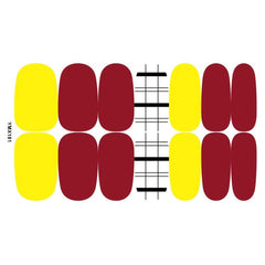 10 Sheets Solid Adhesive Nail Stickers Full Nail Wraps For Women
